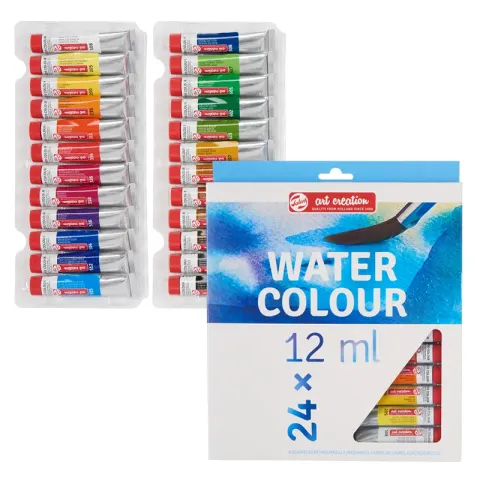 Zestaw farb akwarelowych Art Creation - 24 x 12 ml
