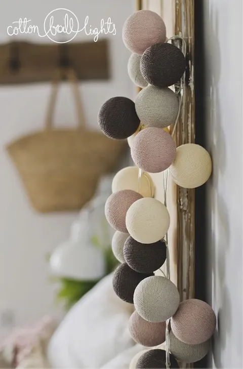 Zestaw lampek Cotton Balls Babie Lato