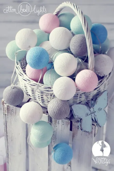 Zestaw lampek Cotton Balls CzaryMaryś