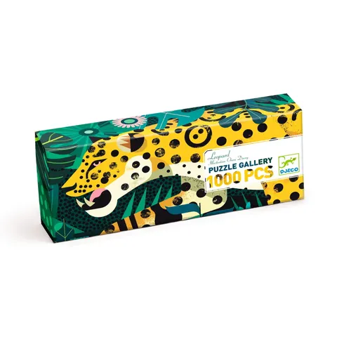 LEOPARD - puzzle artystyczne 1000 elem. DJECO