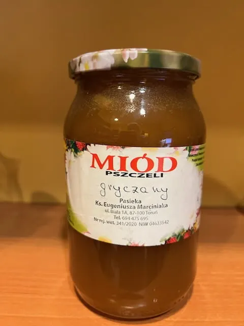 Miód gryczany 1,3 kg Ks. Marciniak.