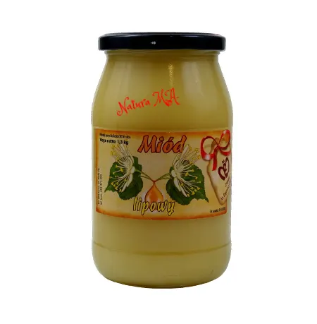 Miód lipowy 1,3 kg.