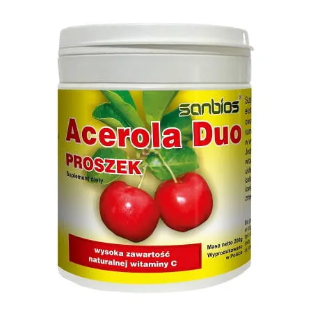 Acerola Duo 200 g proszek Sanbios