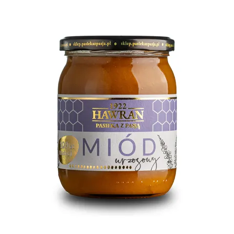 H Miód wrzosowy 650 g.