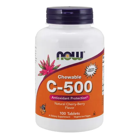 NOW FOODS Witamina C 500 mg (100 tabl.)