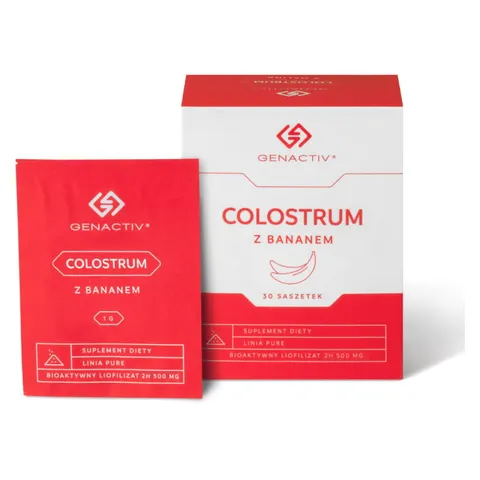 Genactiv Colostrum z bananem 500 mg