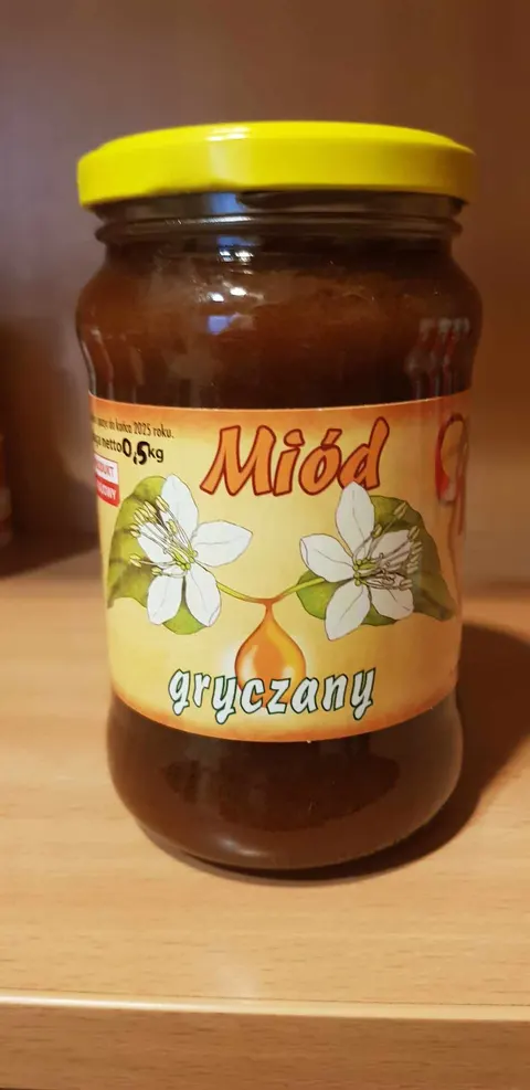 Miód gryczany 500 g Ks. Marciniak.