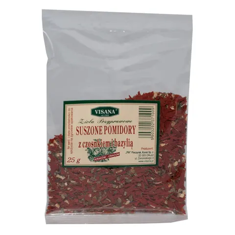 Suszone pomidory/czosnek/bazylia 25 g