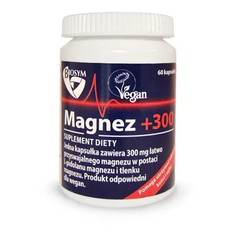 Magnez +300 Vegan 60 kaps.