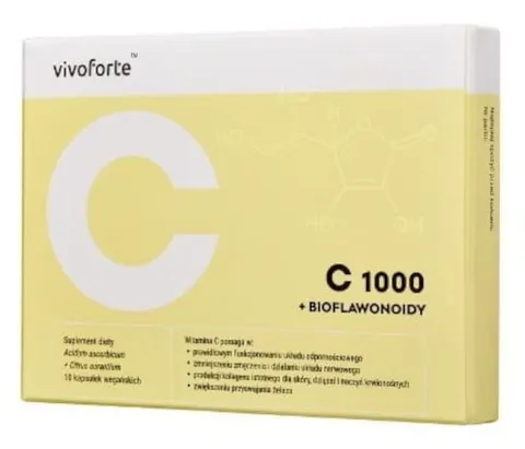 Witamina C 1000 + Bioflawonoidy 10 kaps.