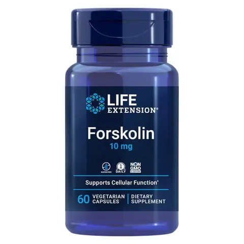 LIFE EXTENSION Forskolin - Pokrzywa indyjska (Coleus Forskohlii) ekstrakt (60 kaps.)