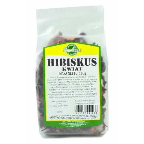Hibiskus kwiat 100 g Smakosz