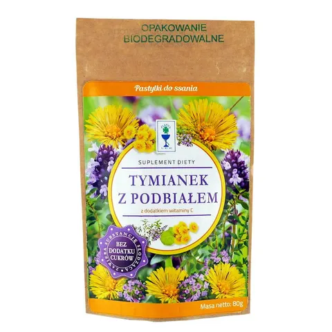 Tymianek, Podbiał, Wit. C b/cukru 80 g