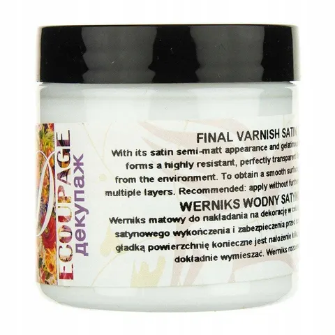 Werniks wodny satynowy do decoupage Renesans 110 ml