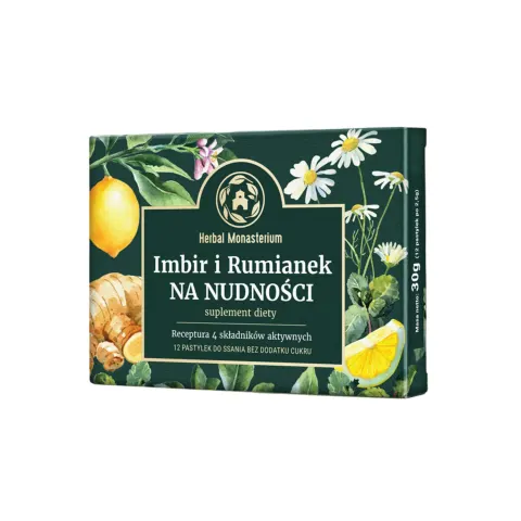 Imbir i Rumianek na nudności Herbal