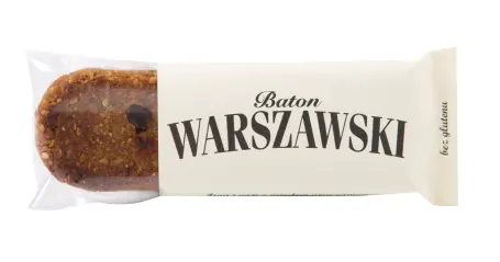 Baton Warszawski - Gryczany z Sezamem i Jagodami Goji Bezglutenowy 50g - Baton Warszawski