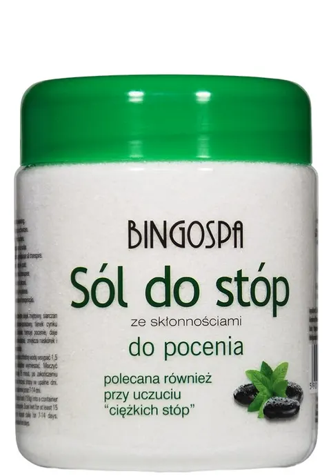 BingoSPA Sól do stóp przeciw poceniu 550g