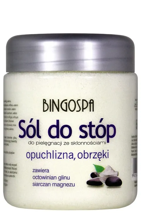 BingoSPA Sól do stóp opuchlizna, obrzęki 550g