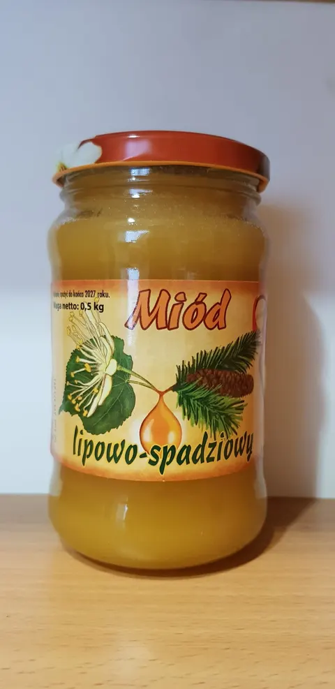 Miód lipowo-spadziowy 500g Ks. Marciniak