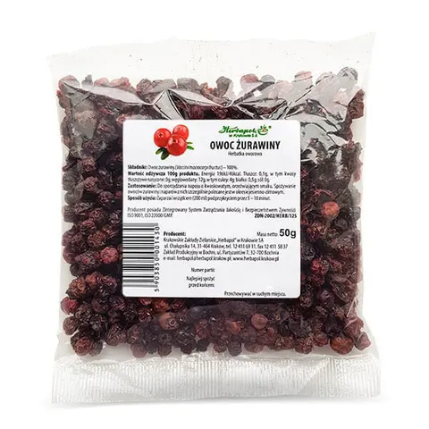 Owoc Żurawiny 50 g Kraków.