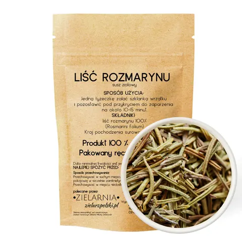 Rozmaryn liść 50 g Zielarzpolski.