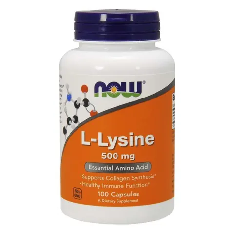 L-Lysine 500 mg/100 kaps.(Now Foods)