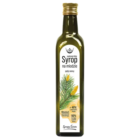 SYROP NA MIODZIE PĘDY SOSNY 250ML OLEOFARM