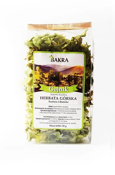 Gojnik 20 g Herbata Górska Bakra.