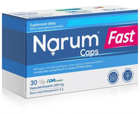 Narum Fast Caps | 30 kapsułek