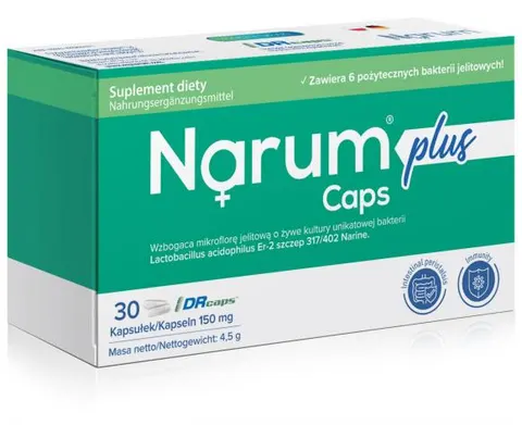 Narum Plus Prawidłowa perystaltyka jelit 30kaps