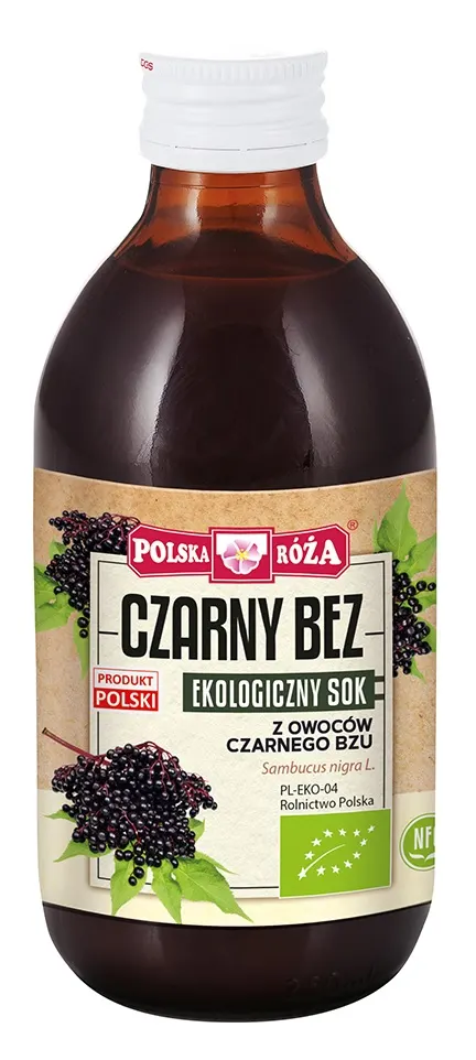 Eko sok Czarny Bez 250 ml Polska Róża.