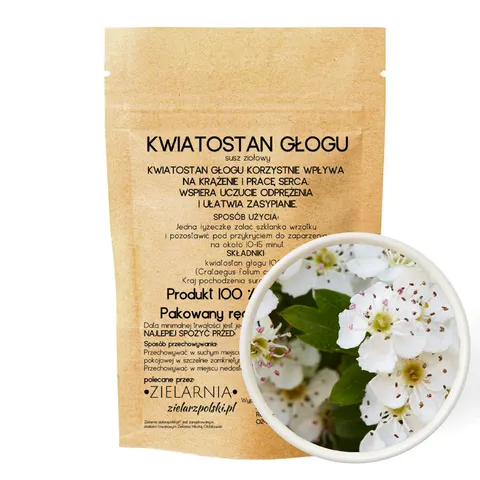 Głóg kwiat 50g ZIELARZPOLSKI