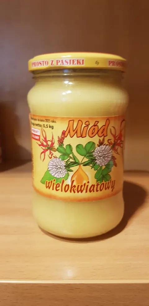 Miód wielokwiatowy 500 g Ks. Marciniak.
