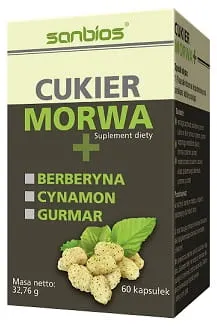 Cukier Morwa+Berberyna Cynamon Gurmar