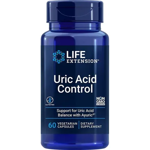 Uric Acid Control - Kontrola Kwasu Moczowego 60 kaps. (Life Extension)