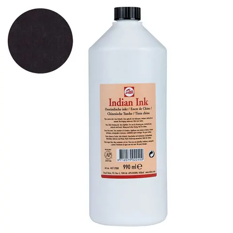 Tusz rysunkowy Indian Ink Royal Talens 990 ml czarny