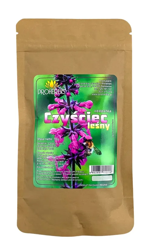PROHERBIS Czyściec leśny - ziele cięte 50g