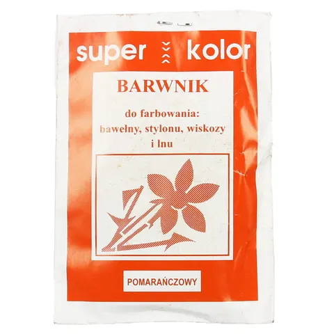 Barwnik do tkanin - pomarańczowy