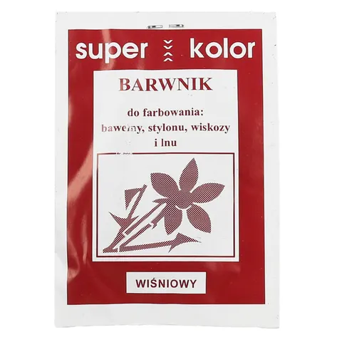 Barwnik do tkanin - wiśniowy