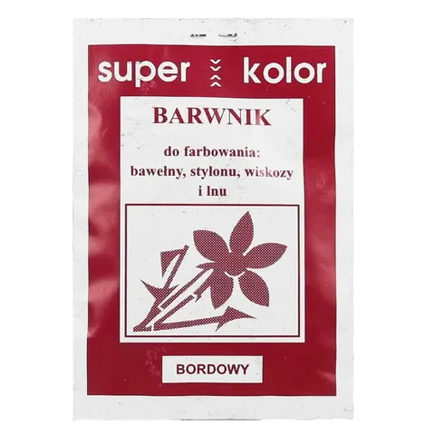 Barwnik do tkanin - bordowy