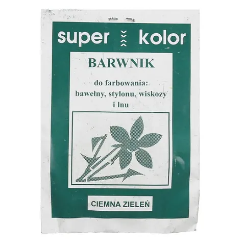 Barwnik do tkanin - ciemna zieleń