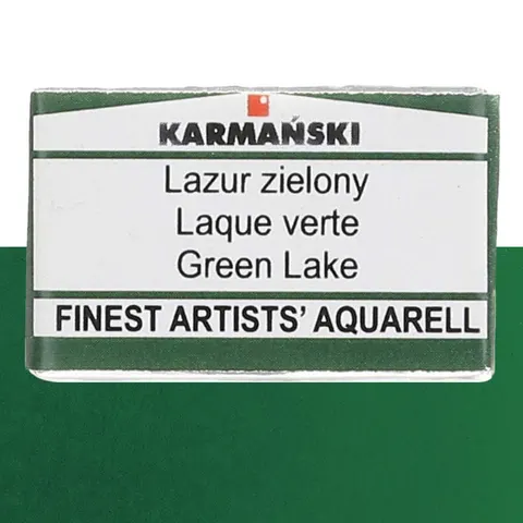 Farba akwarelowa Karmański kostka S3 - 407 Lazur zielony