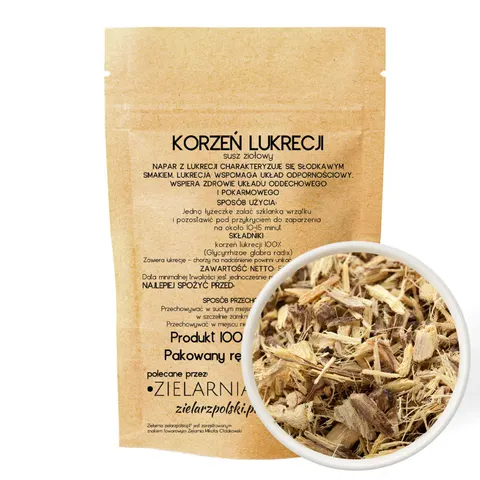 Lukrecja korzeń 50 g ZielarzPolski