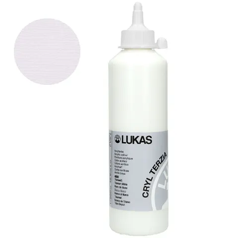 Farba akrylowa Cryl Terzia Lukas 500 ml - Titanium white