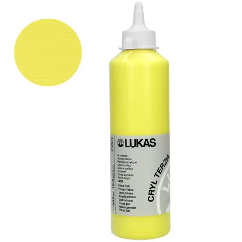 Farba akrylowa Cryl Terzia Lukas 500 ml - Primary yellow
