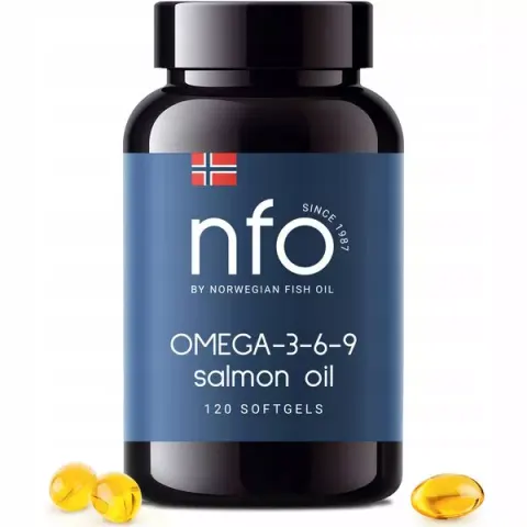 NFO Omega 3-6-9 Salmon oil 120 kaps