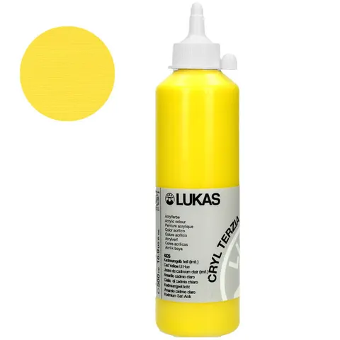 Farba akrylowa Cryl Terzia Lukas 500 ml - Cadmium yellow light