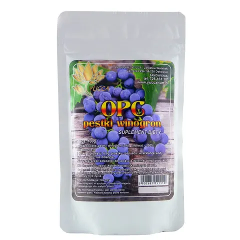 OPC pestki winogron mielone 100 g