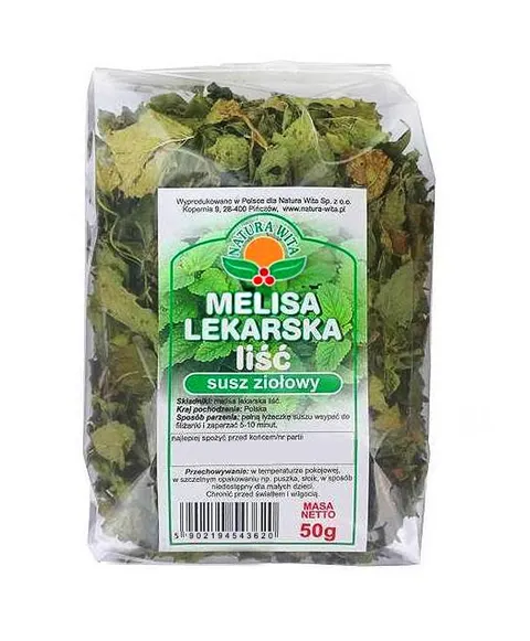 Melisa lekarska liść 50 g Natura Wita