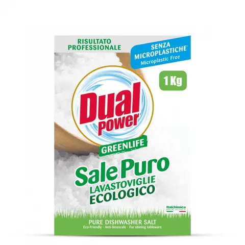 DUAL POWER ECO Sól do zmywarki GREENLIFE, 1 kg